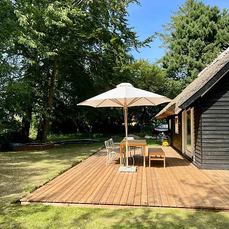 Be Surrounded By Trees In A Thatched Holiday home Nykobing Sjaelland